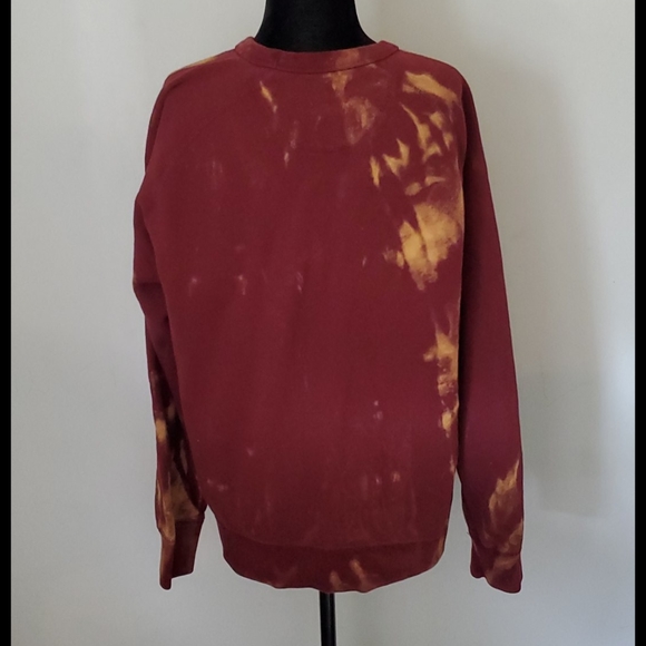 Uniqlo custom tie dye burgundy - Picture 2 of 6